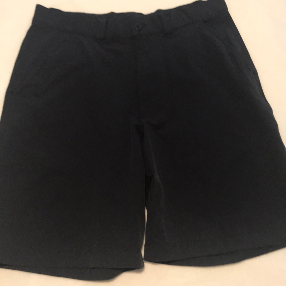 Mens straight flat golf shorts